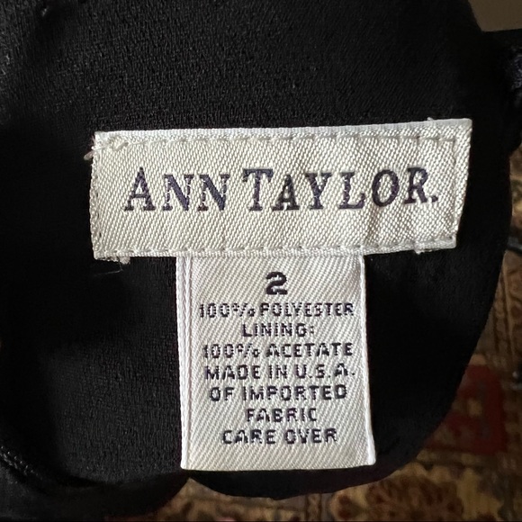 Vintage 90s Ann Taylor black halter formal floor length dress - Picture 4 of 4